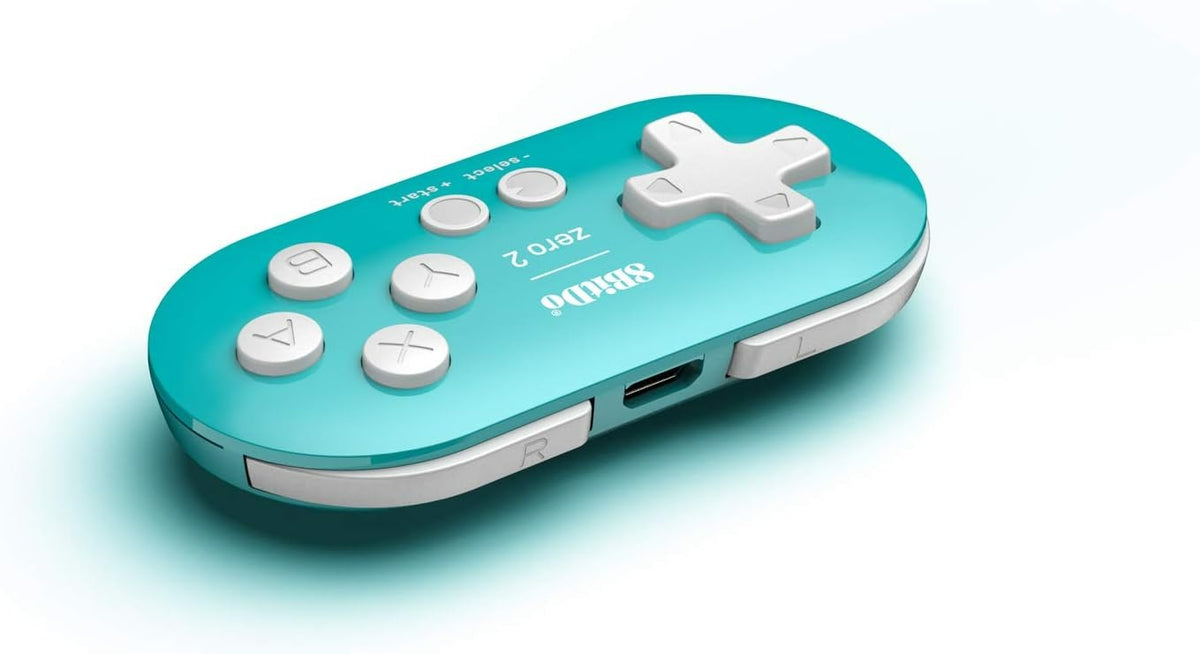 Zero 2 mini Bluetooth controller for Switch, Windows, macOS & Android - Turquoise Edition | 8BitDo