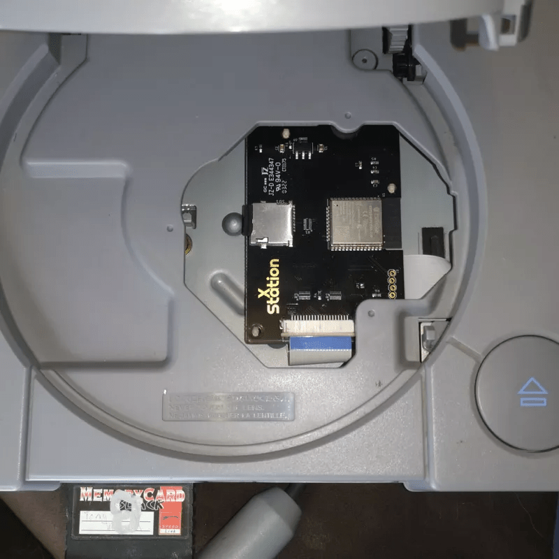 Optical drive emulator ODE laser replacement for Sony PlayStation PS1 game development & testing loader (PU - 18) | XStation - 3