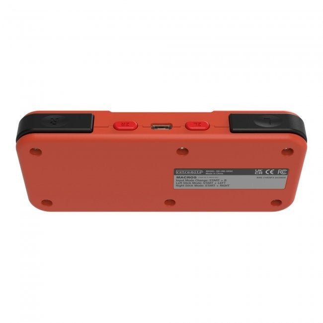 Origin8 Wireless controller for original Nintendo NES, Nintendo Switch & most USB enabled devices - Red & Black | Retro - Bit - 7