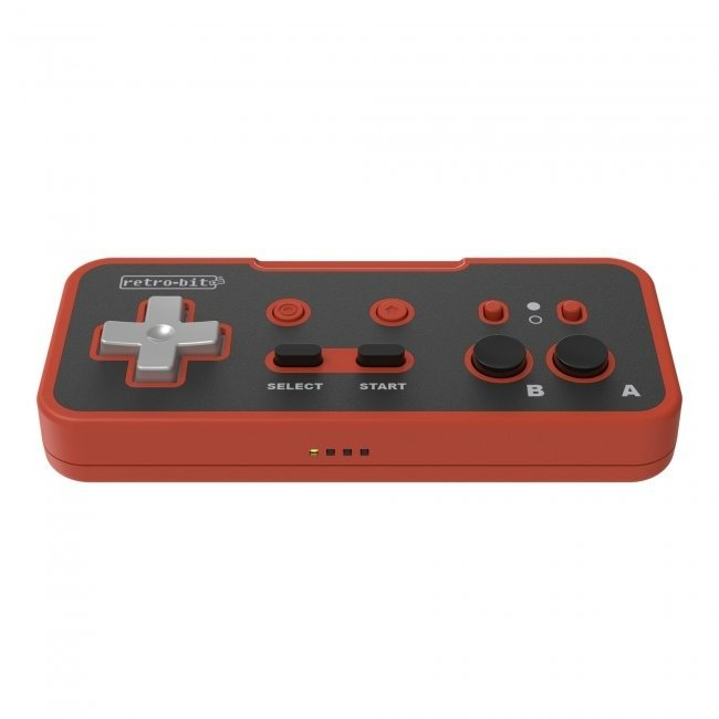 Origin8 Wireless controller for original Nintendo NES, Nintendo Switch & most USB enabled devices - Red & Black | Retro - Bit - 4