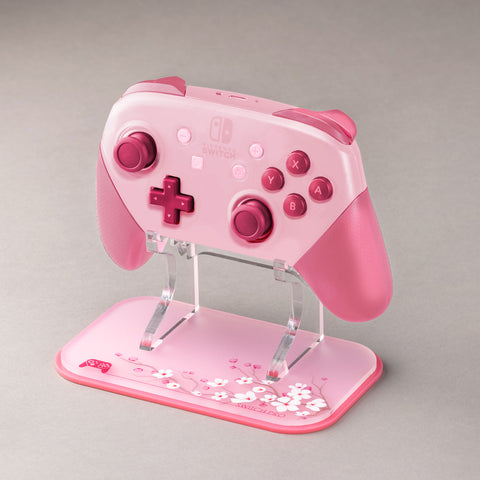Display stand for Nintendo Switch Pro controller - Sakura Cherry Blossom | Rose Colored Gaming