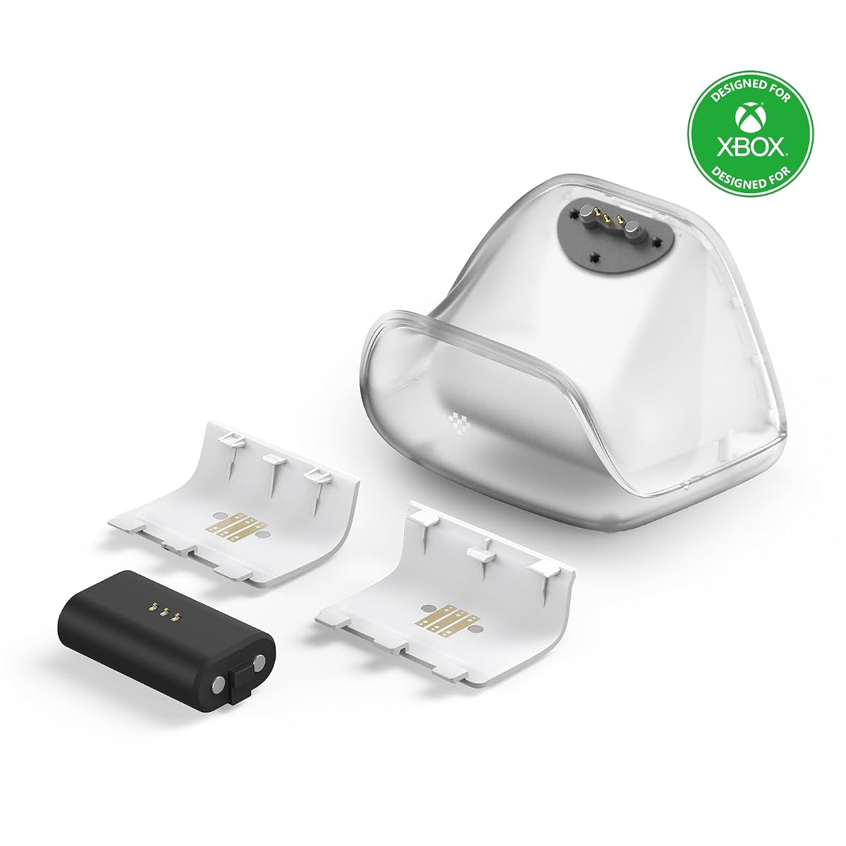 Solo Charging Dock for Xbox wireless controllers with battery pack - officially licensed - White | 8BitDo