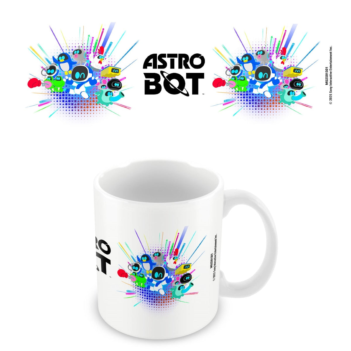 PlayStation Astro Bot group official mug 11oz/315ml white ceramic | Pyramid
