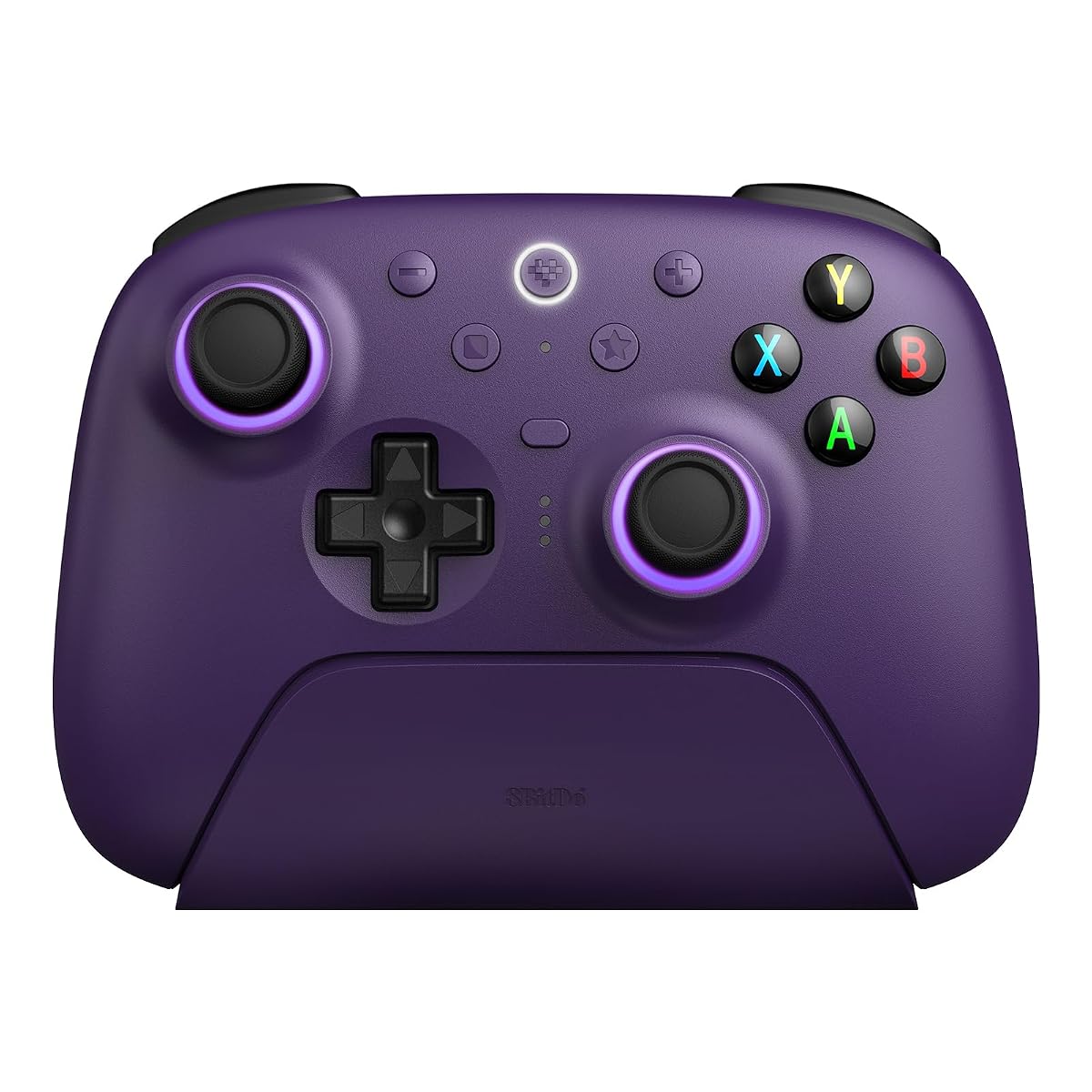 Ultimate 2 2.4G wireless controller with TMR sticks & charging dock for Windows & Android - Purple | 8BitDo