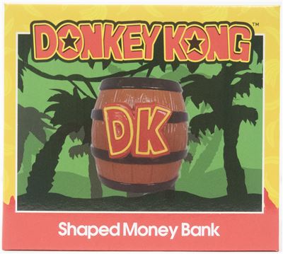 Donkey Kong DK barrel shaped money box coin bank | Pyramid