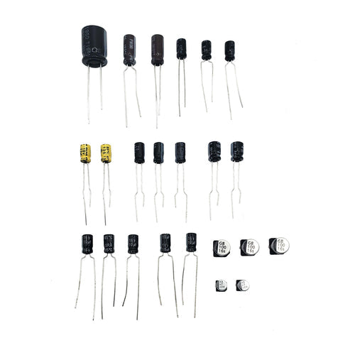 Full capacitor kit for Sega Game Gear VA5 & Majeso mainboard, power & sound  | ZedLabz