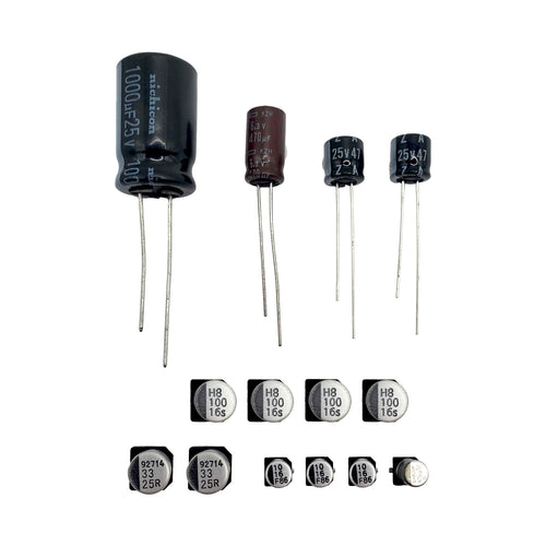Capacitor replacement kit for Nintendo SNES (SHVC revisions) motherboard | ZedLabz