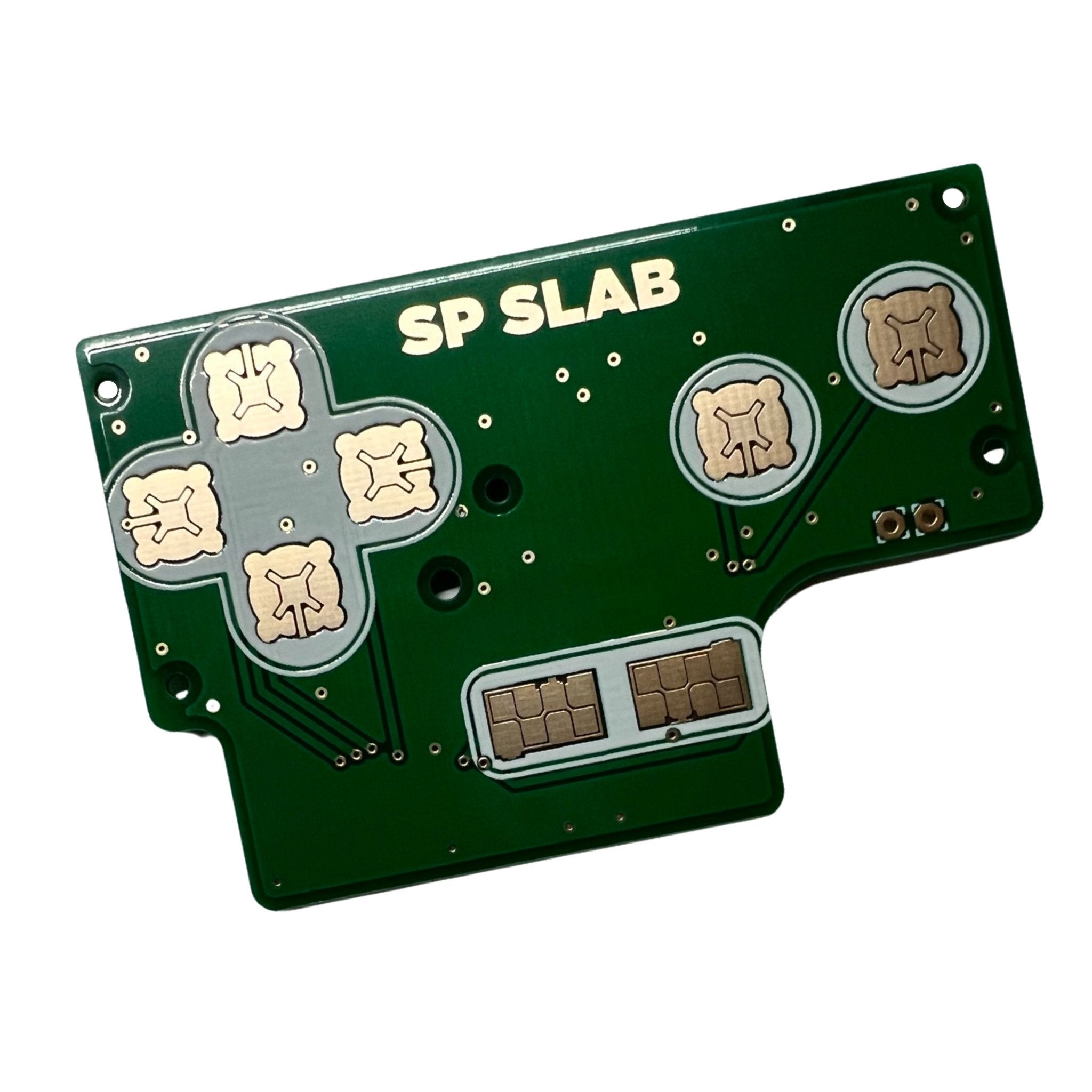 Parts kit for Xipher's GBA SP Slab handheld console V2 including button board PCB (Nintendo Game Boy Advance SP) DIY mod | Xipher Design - 3