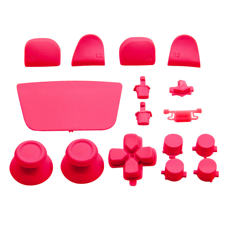 Full Button Set For Sony PS5 Controllers - Pink | ZedLabz