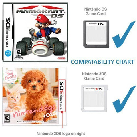 Game case for 3DS 2DS DS Lite DSi XL Nintendo card cartridge storage 6 in 1 - Blue | ZedLabz
