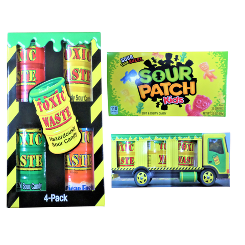 The Sour Box - Toxic waste & Sour patch - Small ZedLabz hamper
