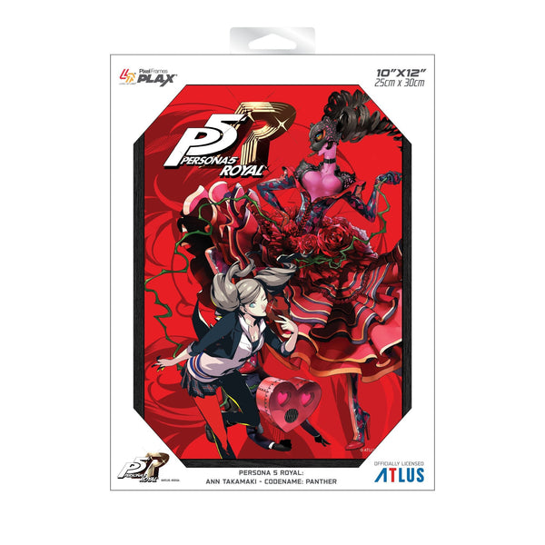 Persona 5 Royal Panther Plax lenticular frame wall art officially licensed 10"x12" inch (25x30cm) | Pixel Frames