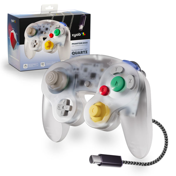 Phantom GCC V2 wired controller for Nintendo GameCube (PhobGCC) - Quartz Edition | XYAB - 1