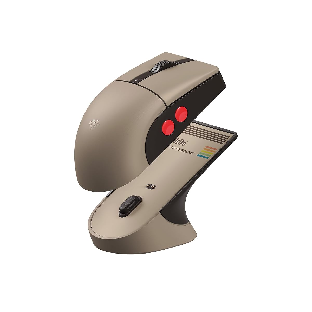 Retro R8 wireless gaming mouse Bluetooth, 2.4G & wired for Windows & macOS - C64 Edition | 8BitDo