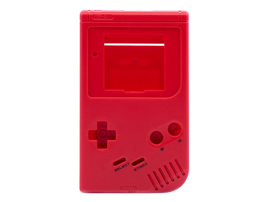 Front & Back housing shell for Nintendo Game Boy DMG-01 Original console - Super Famicom Red | Retro Modding