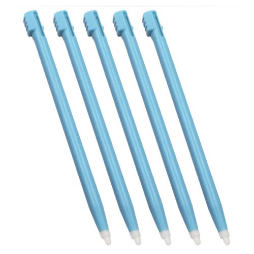 Plastic Stylus For Nintendo DSi - 5 Pack Aqua Blue | ZedLabz 