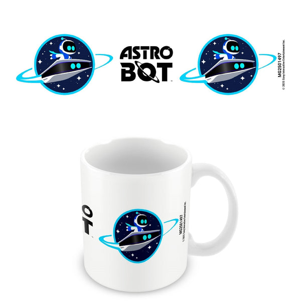 PlayStation Astro Bot ship icon official mug 11oz/315ml white ceramic | Pyramid - 1