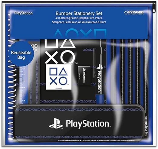 PlayStation Stationery Set Pinstripe Dark Bumper Kit