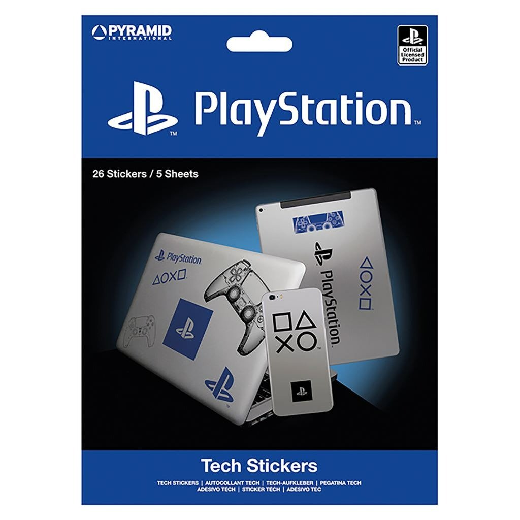PlayStation X - Ray tech sticker set for laptops consoles accessories | Pyramid - 1
