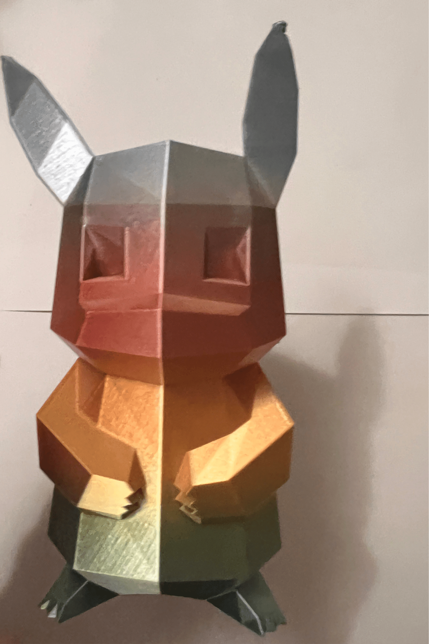 Pokemon style multi coloured 3D printed figure approx 16CM tall - seconds | ZedLabz - 1