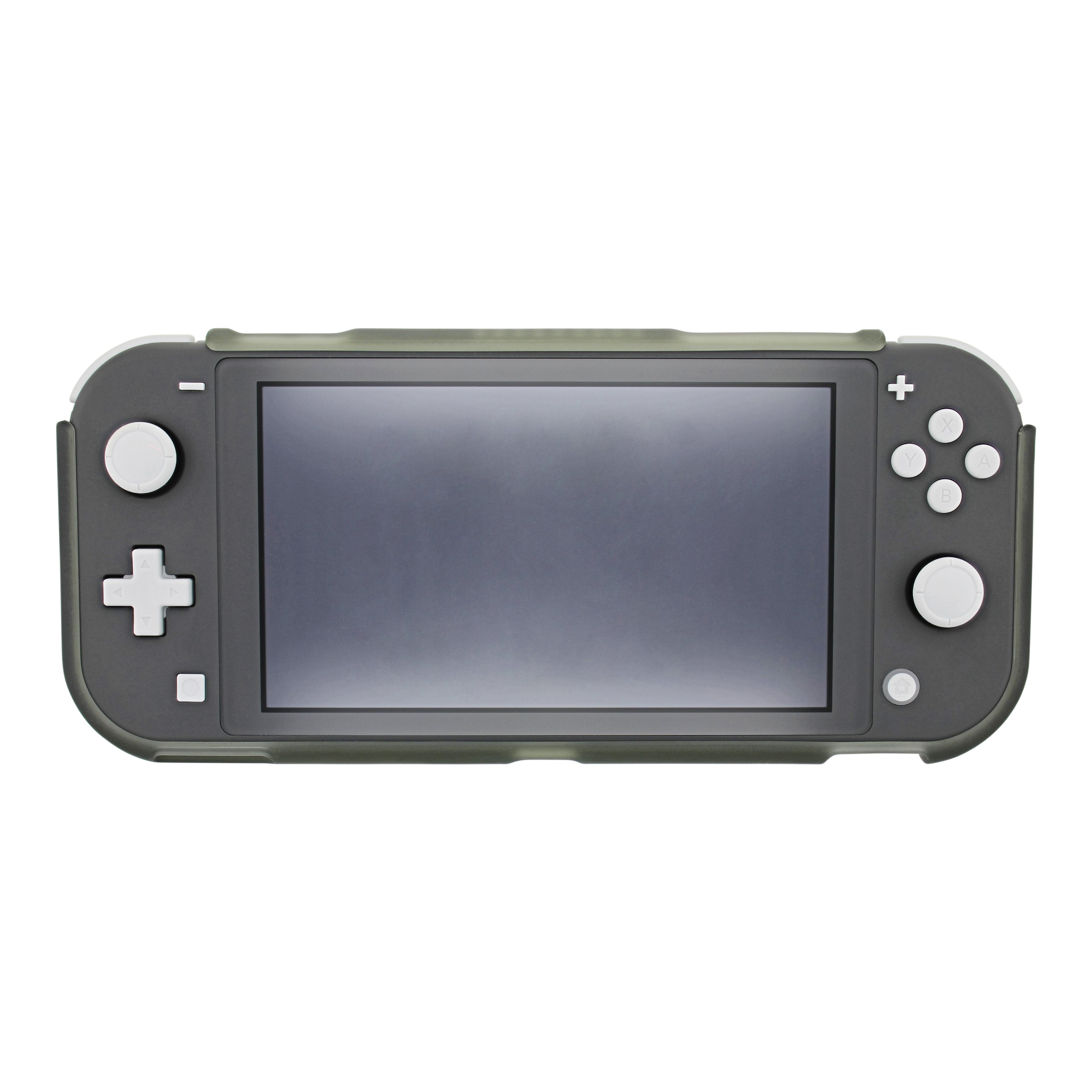 Flexi gel protective case for Nintendo Switch Lite (2019 model) premium soft TPU shock absorbing bumper protector cover – Grey | ZedLabz