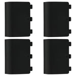 Replacement Battery Door For Microsoft Xbox One Controllers - 4 Pack Black | ZedLabz