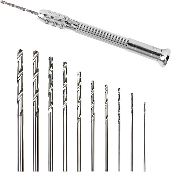 Precision mini hand drill and bits 0.5-3mm for USB, Audio or video out port hole mods | ZedLabz - 1