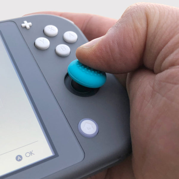 Premium thumb grips for Nintendo Switch Lite & Switch Joy-Con controllers raised dotted joy stick silicone caps - 6 pack multi colour | ZedLabz