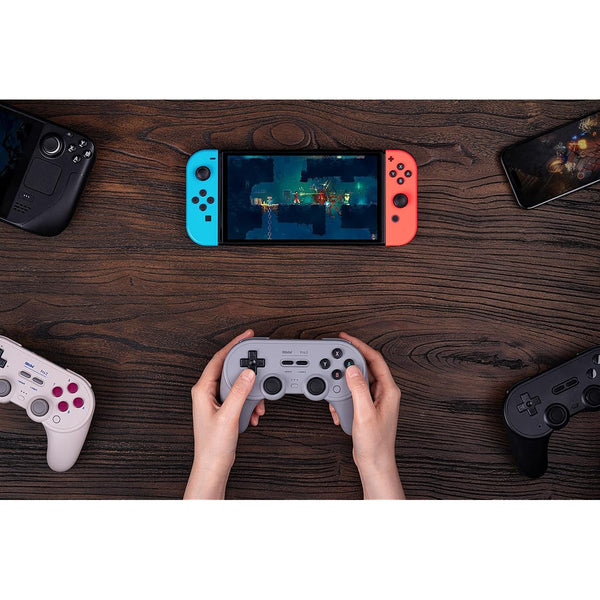 Pro 2 Bluetooth controller with Hall Effect sticks for Switch, Windows, macOS, Android & Steam Deck - G Classic Edition | 8BitDo - 2