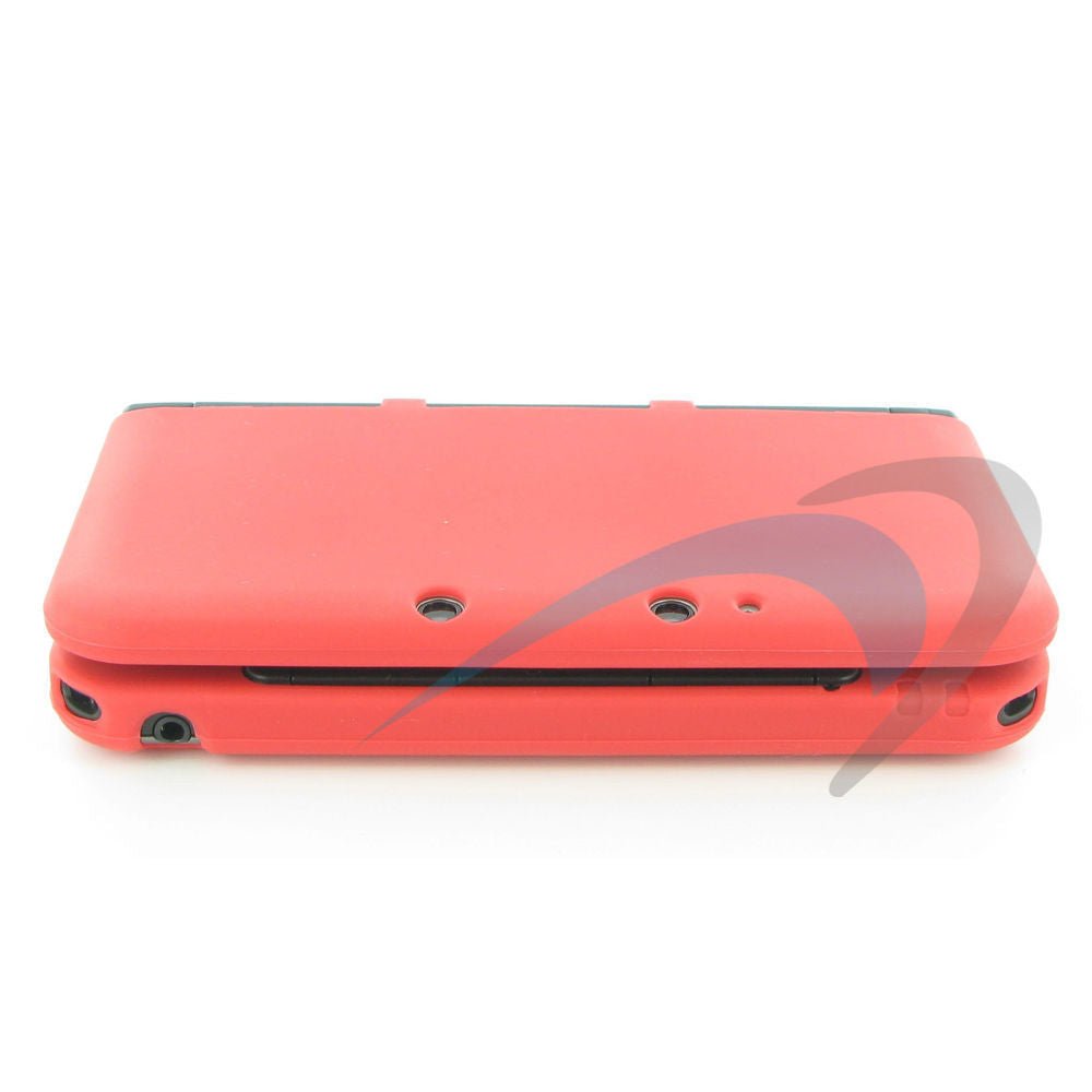 Protective case for 3DS XL LL Nintendo console soft silicone gel skin cover – Red | ZedLabz - 6