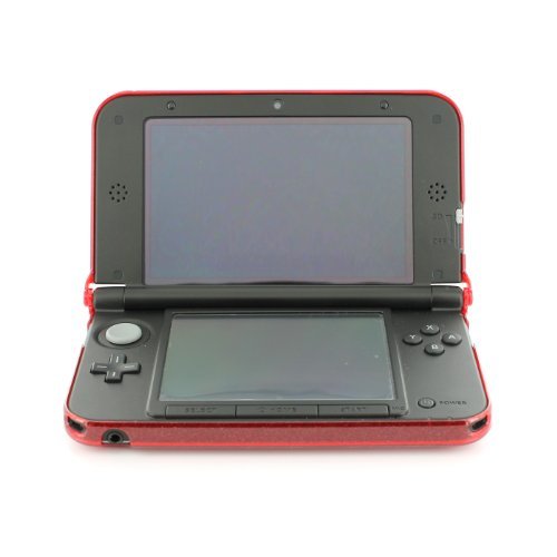 Protective case for Nintendo 3DS XL (Old 2012 model) console hard cover shell polycarbonate crystal - Red Glitter | ZedLabz - 3