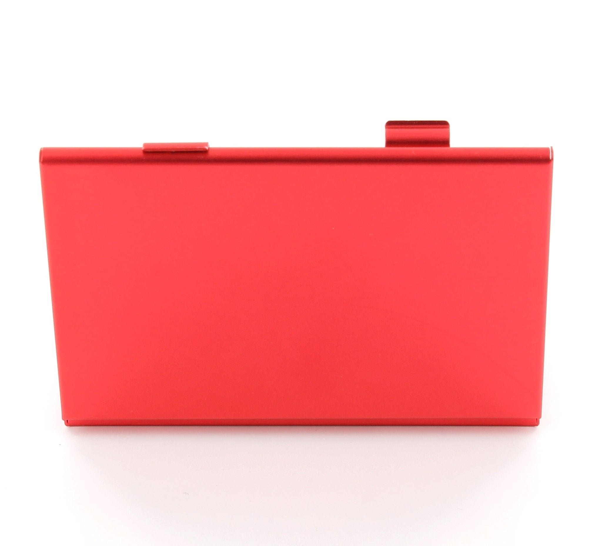 Protective holder for SD SDHC memory card case Aluminium Metal - Red | ZedLabz - 4