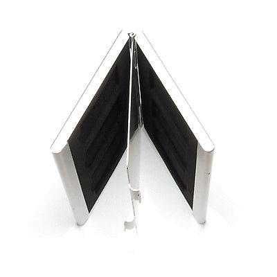 Protective holder for SD SDHC memory card case Aluminium Metal - Silver | ZedLabz - 8