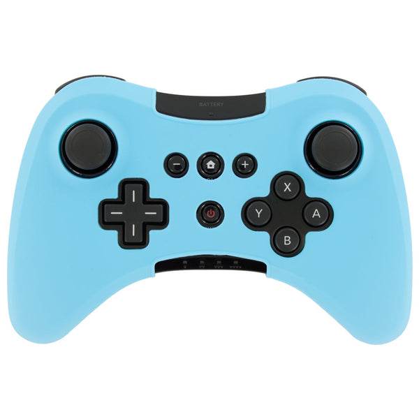 Protective skin for Nintendo Wii U Pro controller silicone cover bumper - Light Blue | ZedLabz