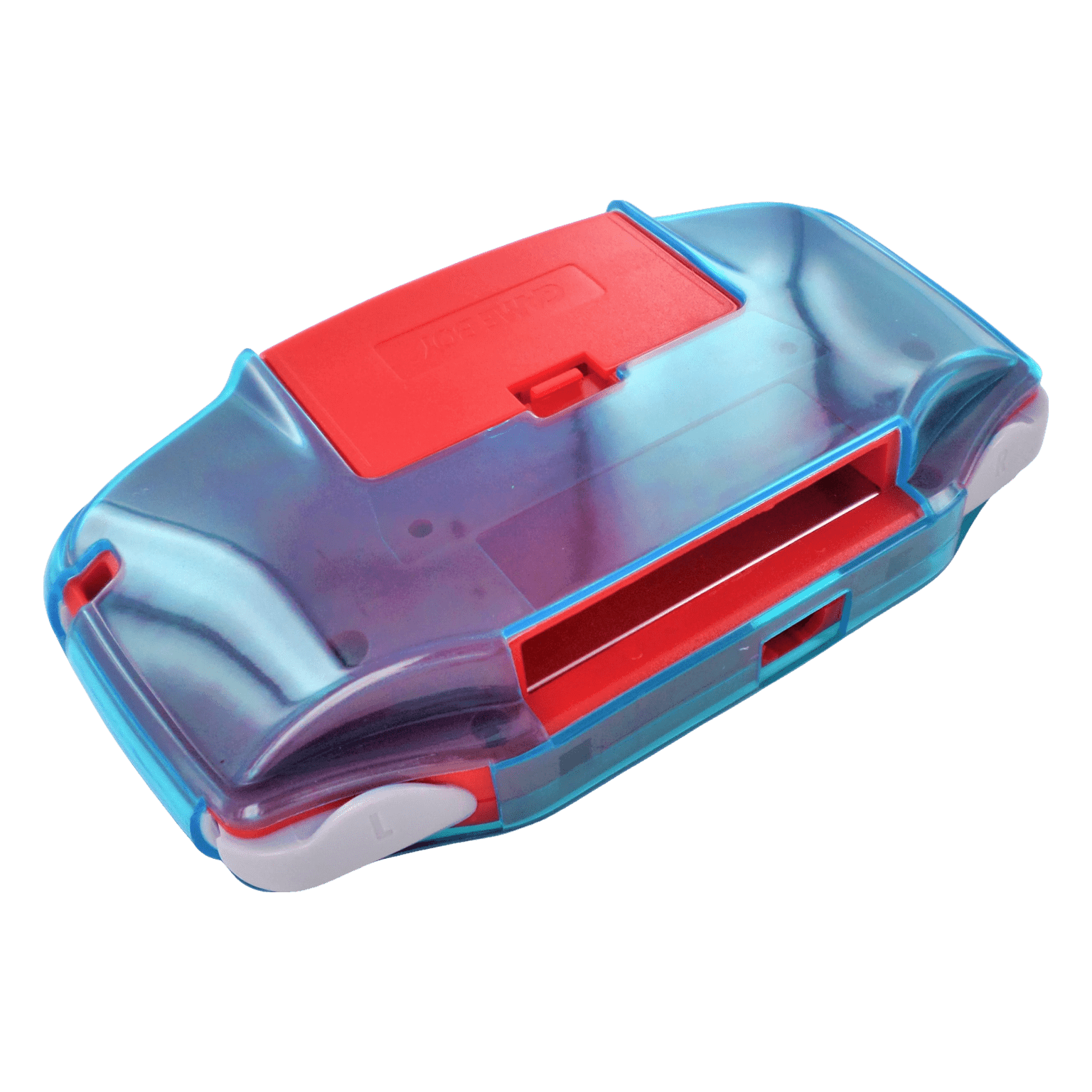 Protective TPU case for Nintendo Game Boy Advance Console - Clear Blue | ZedLabz - 5