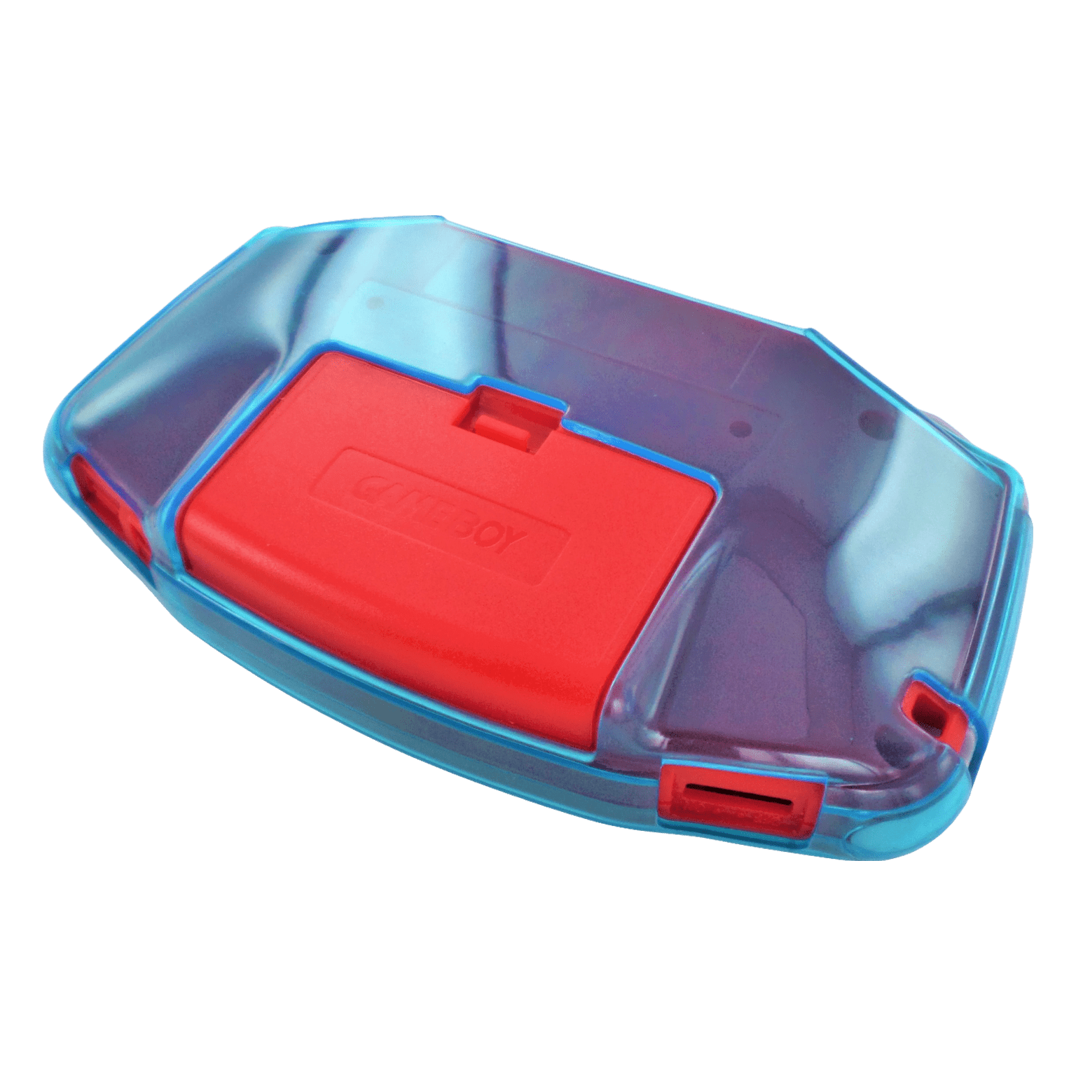 Protective TPU case for Nintendo Game Boy Advance Console - Clear Blue | ZedLabz - 6