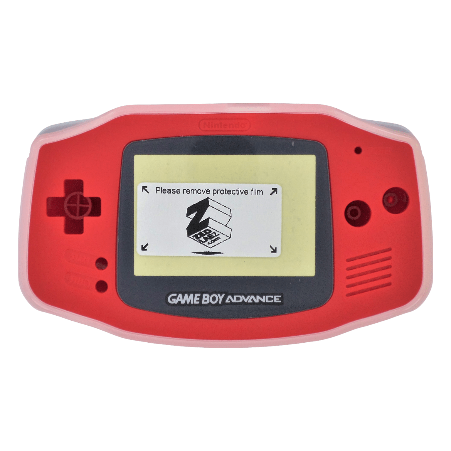 Protective TPU case for Nintendo Game Boy Advance Console - Pale Pink | ZedLabz - 6