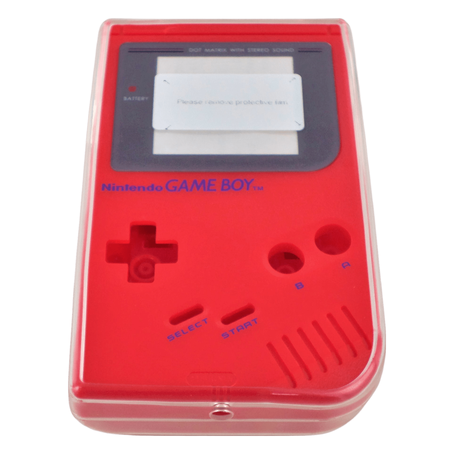 Protective TPU case for Nintendo Game Boy DMG - 01 Console - Clear | ZedLabz - 7
