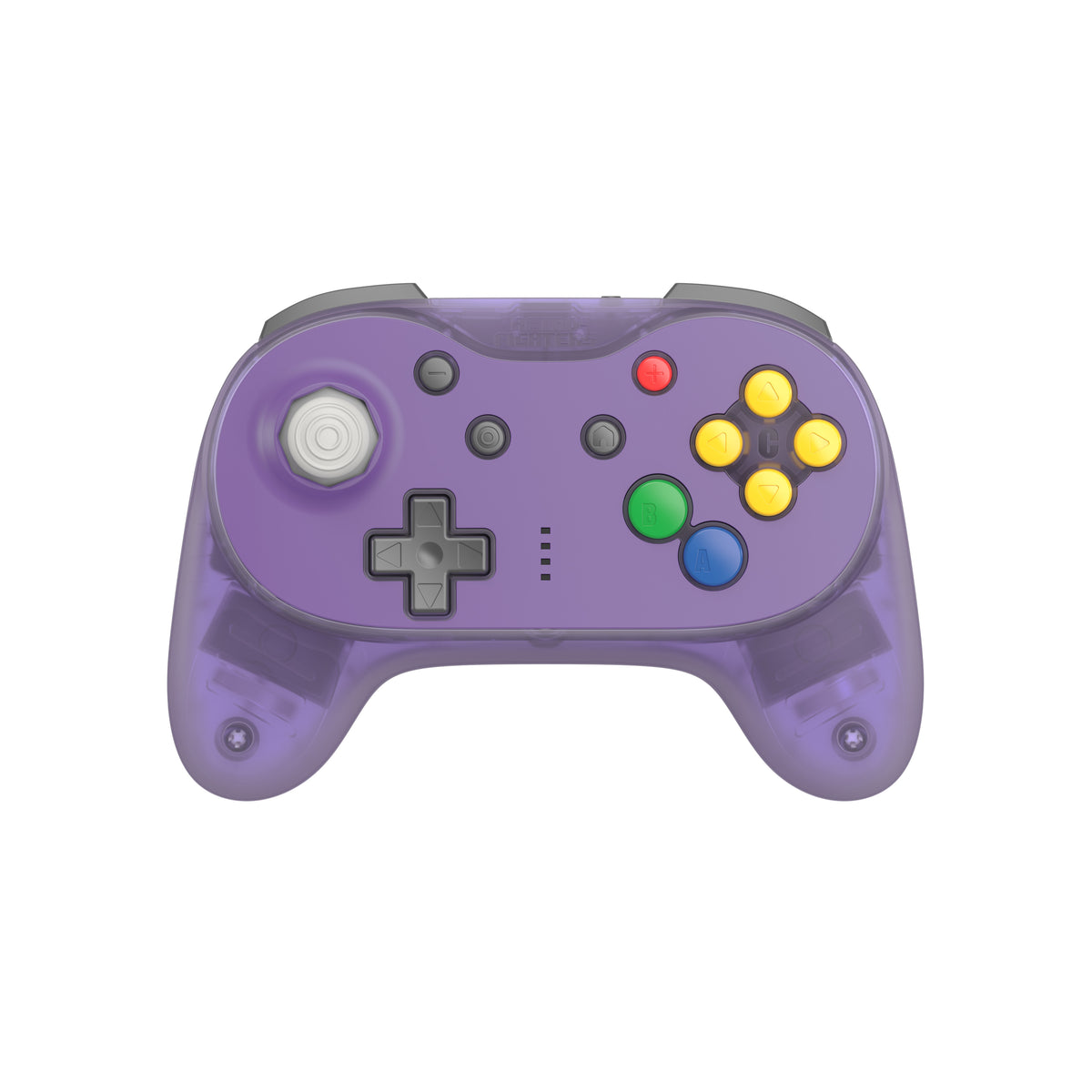 Brawler64 Pro wireless controller for Nintendo 64 N64, Swicth, Switch 2, PC gamepad - Atomic Purple | Retro Fighters