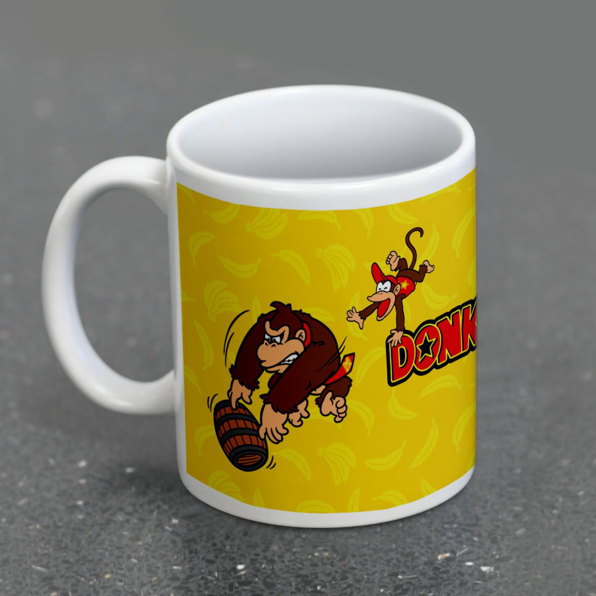 Donkey Kong bananas official mug 11oz/315ml white ceramic | Pyramid