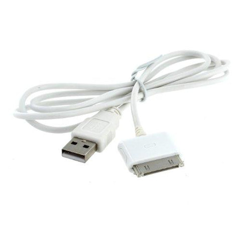 ZedLabz USB 30 Pin Data Sync Cable For iPod, Nano, Touch, iPhone 3G, 3GS, 4, 4S, iPad, iPad2, iPad3 (3.2 Feet / 1 m)
