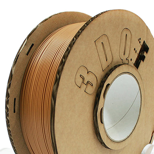 3D printer PLA filament 1.75mm 1KG roll - UK made eco friendly - Caramel brown | 3DQF