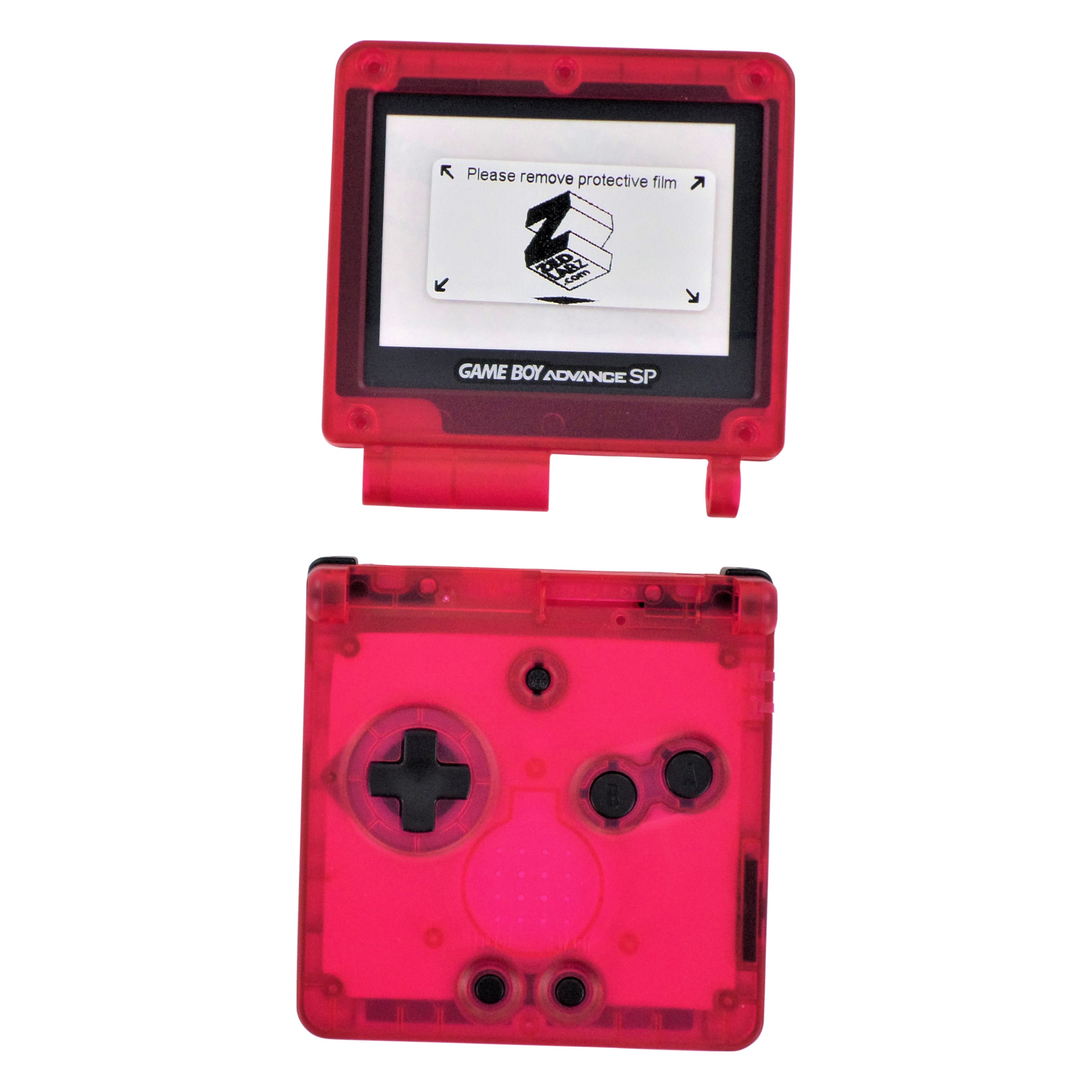 Housing shell for Nintendo Game Boy Advance SP GBA kit replacement - Clear | ZedLabz