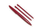 ZedLabz 3 in 1 stylus set for Nintendo DSi XL large & small slot in - red wine