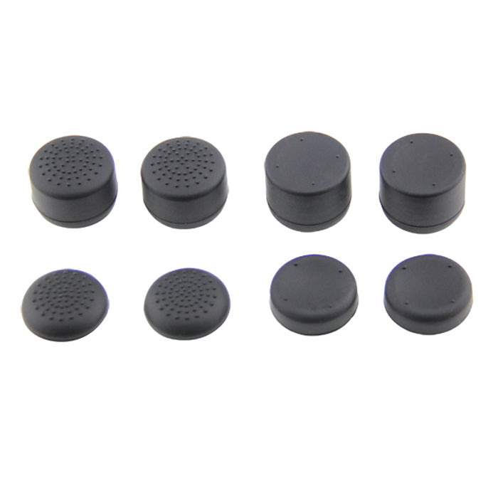 Thumbstick grips for PS4 Sony controller rubber silicone grip cover - 8 pack Black | ZedLabz