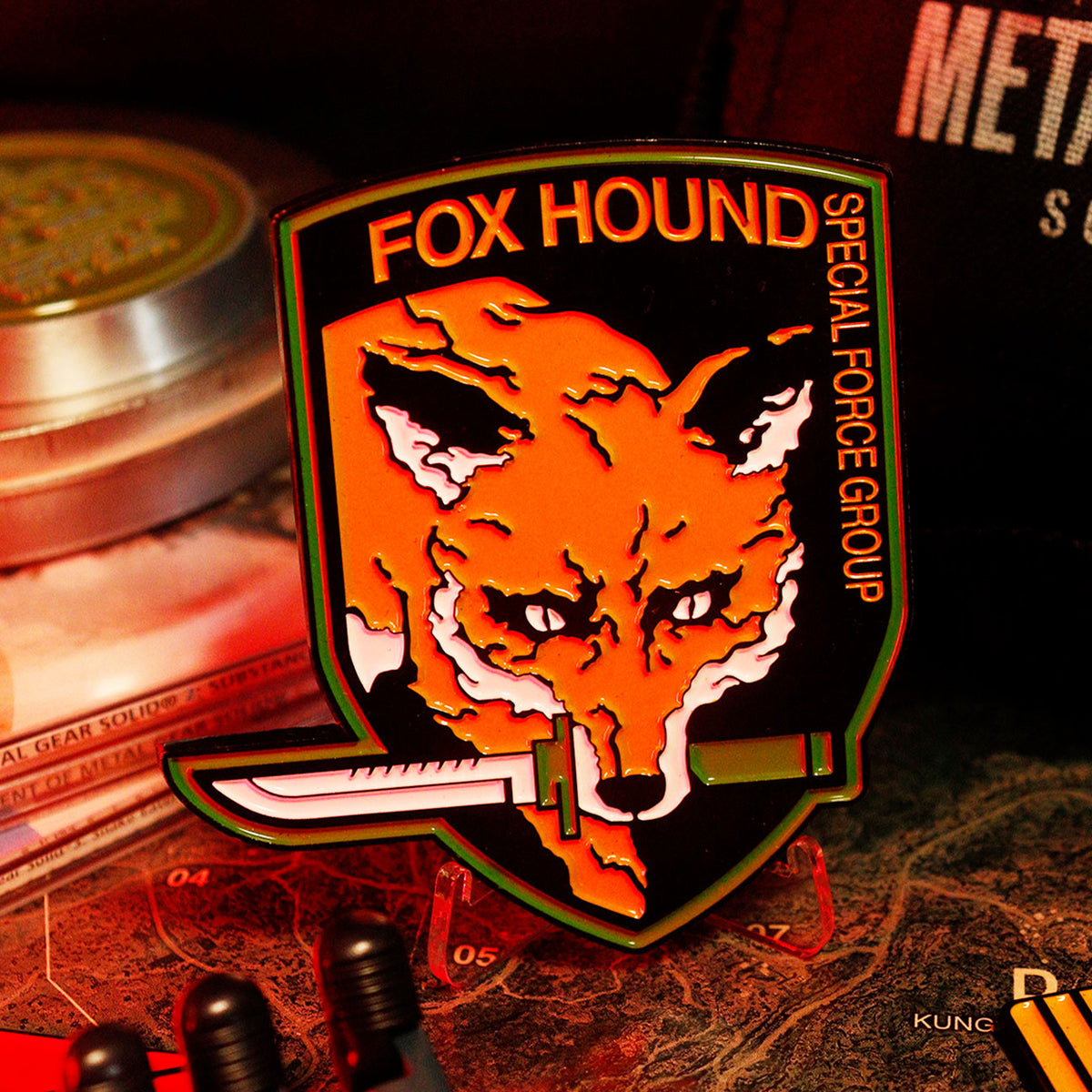 Metal Gear Solid FOXHOUND Insignia Limited Edition Ingot | Fanattik