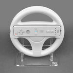 Display stand for Nintendo Wii controller Wheel - Crystal Clear | Rose Colored Gaming