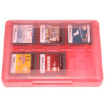 Game case holder for Nintendo 3DS, 2DS & DS game cartridges box travel 24 in 1 storage - Pink | ZedLabz