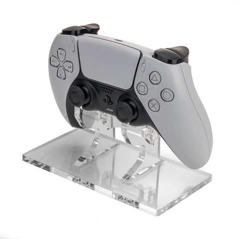 Display stand for Sony PS5 controller - Crystal Clear | Rose Colored Gaming