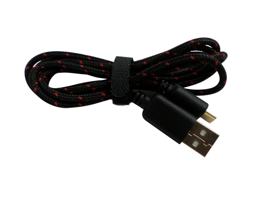 USB cable for PS Vita Micro 1.2M lead KeKe - Black & Red | ZedLabz